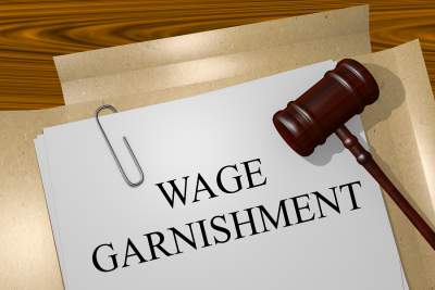 Wage garnishment for child support